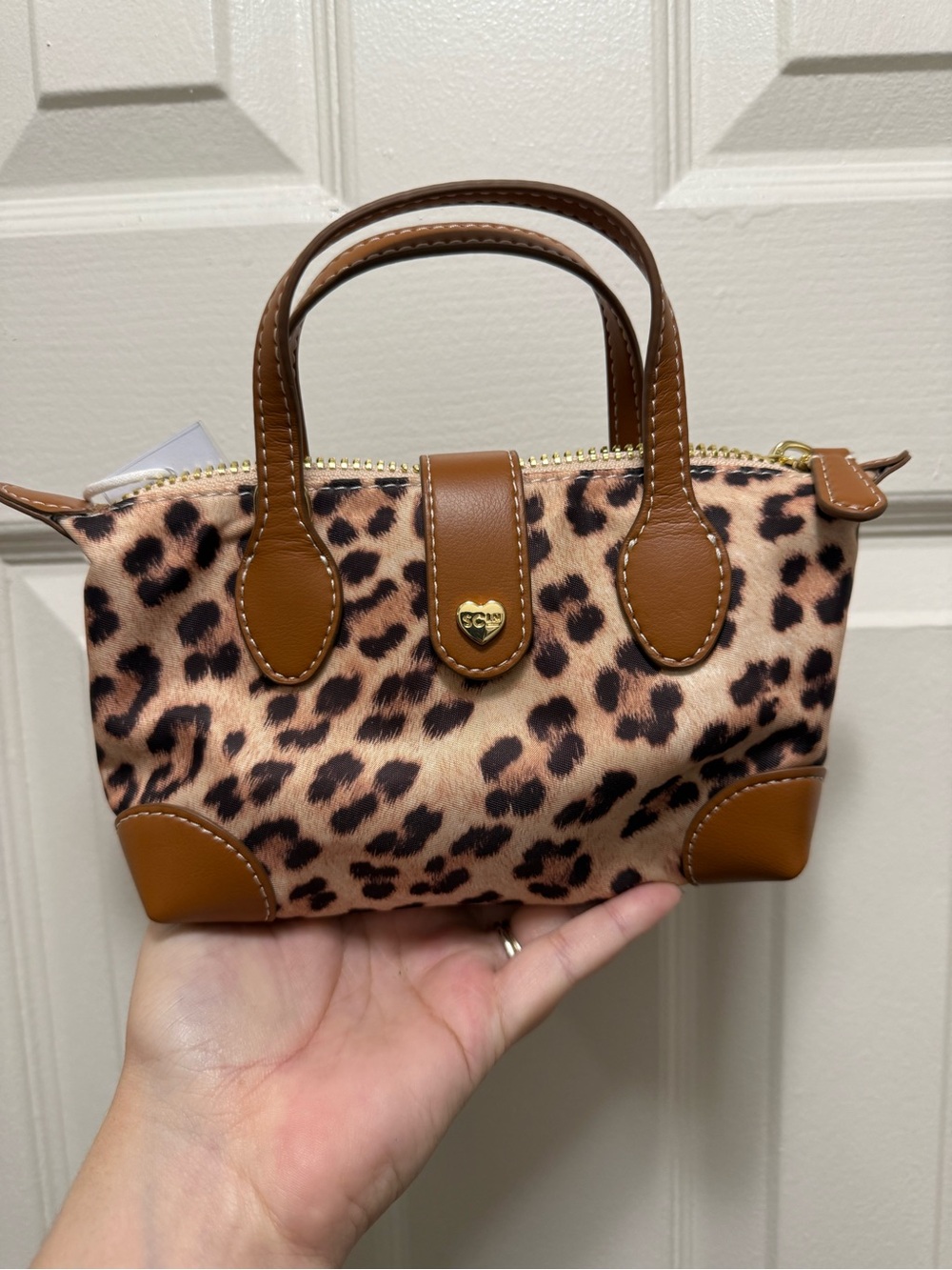 Stoney Clover Lane Leopard Mini pochette